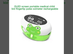 OLED-Schirm tragbarer medizinischer Fingerspitzenpulsoximeter für Kinderwieder aufladbare Libatterie